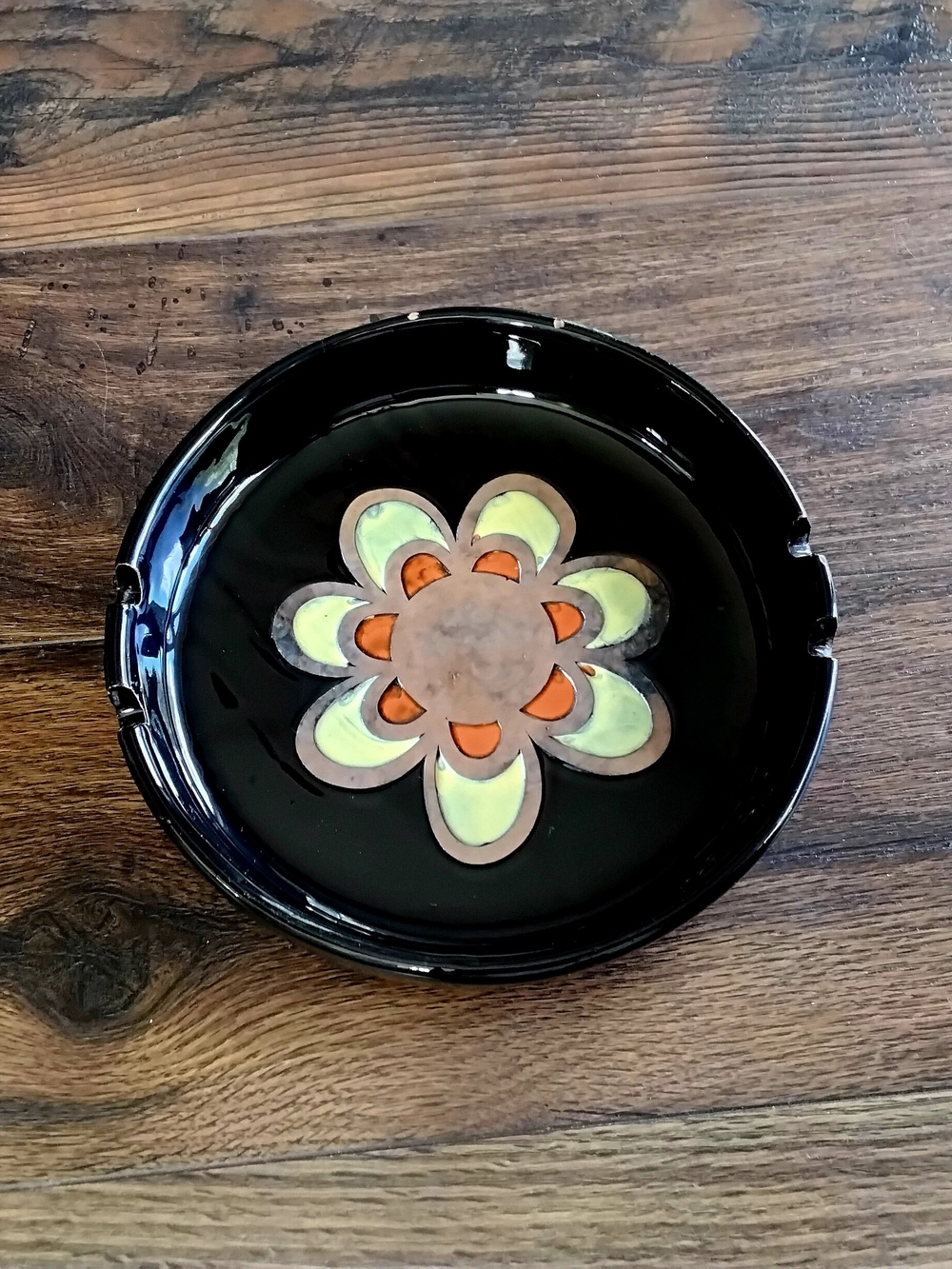 Vtg. MCM Aldo Londi Bitossi Italian Ceramic Ashtray Pottery.